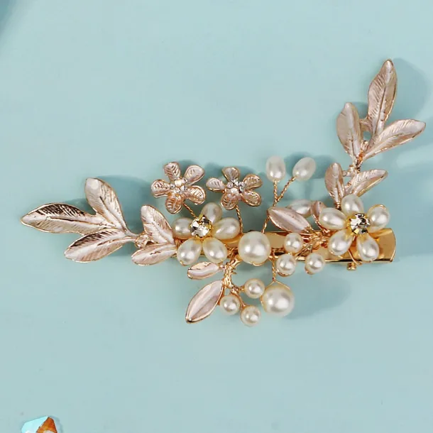 Headdress Headpiece Hair Clip Imitation Pearl Rhinestone Wedding Cocktail Vintage Luxury With Rhinestone Faux Pearl Headpiece Headwear