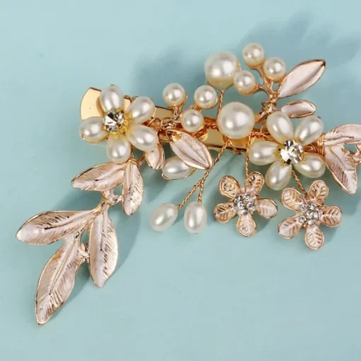 Headdress Headpiece Hair Clip Imitation Pearl Rhinestone Wedding Cocktail Vintage Luxury With Rhinestone Faux Pearl Headpiece Headwear