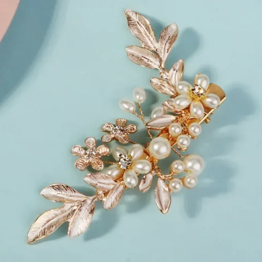 Headdress Headpiece Hair Clip Imitation Pearl Rhinestone Wedding Cocktail Vintage Luxury With Rhinestone Faux Pearl Headpiece Headwear