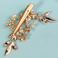 Headdress Headpiece Hair Clip Imitation Pearl Rhinestone Wedding Cocktail Vintage Luxury With Rhinestone Faux Pearl Headpiece Headwear