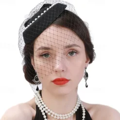 Headpiece Fabric Wedding Evening Party Elegant Wedding With Hollow-out Headpiece Headwear