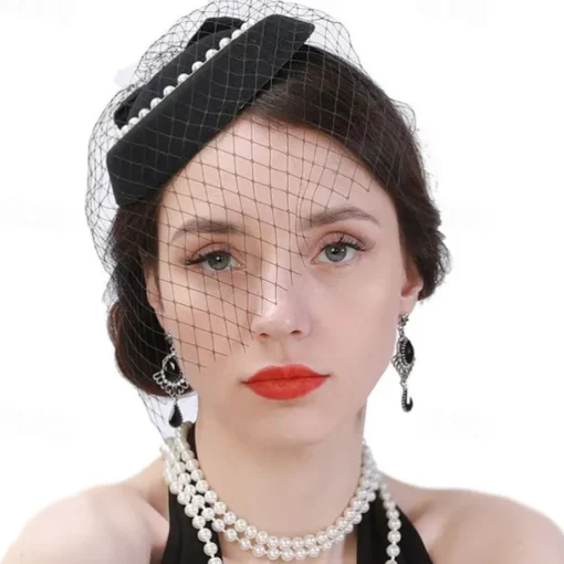 Headpiece Fabric Wedding Evening Party Elegant Wedding With Hollow-out Headpiece Headwear