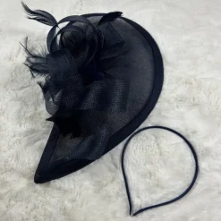 Headpiece Faux Linen Wedding Evening Party Elegant Wedding With Pure Color Headpiece Headwear