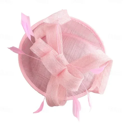 Headpiece Feathers Sinamay Wedding Evening Party Elegant Wedding With Feather Headpiece Headwear