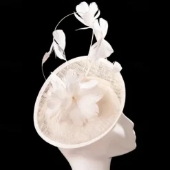 Headpiece Feathers Sinamay Wedding Evening Party Elegant Wedding With Feather Headpiece Headwear
