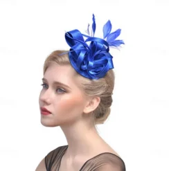 Headpiece Feathers Wedding Evening Party Elegant Wedding With Pure Color Headpiece Headwear