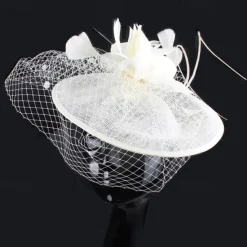 Headpiece Feathers Wedding Evening Party Elegant Wedding With Feather Headpiece Headwear