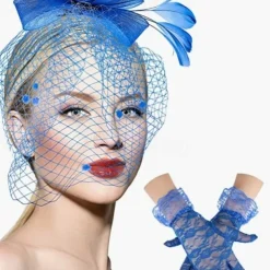 Headpiece Feathers Wedding Evening Party Elegant Wedding With Feather Headpiece Headwear