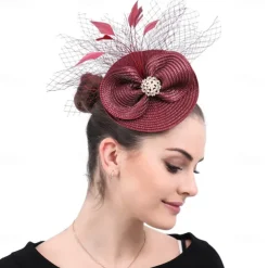 Headpiece Feathers Wedding Evening Party Elegant Wedding With Feather Headpiece Headwear