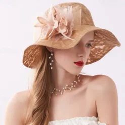 Headpiece Feathers Wedding Evening Party Elegant Wedding With Lace Headpiece Headwear