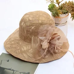 Headpiece Feathers Wedding Evening Party Elegant Wedding With Lace Headpiece Headwear