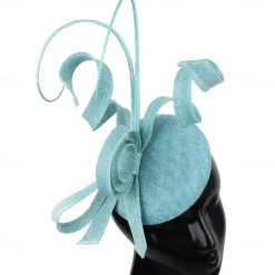 Headpiece Sinamay Wedding Evening Party Elegant Wedding With Flower Headpiece Headwear