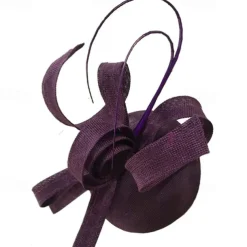 Headpiece Sinamay Wedding Evening Party Elegant Wedding With Flower Headpiece Headwear