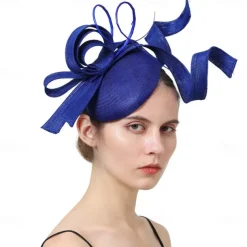 Headpiece Sinamay Wedding Evening Party Elegant Wedding With Flower Headpiece Headwear