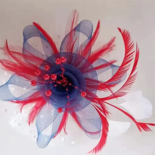 Headpiece Tulle Feathers Wedding Evening Party Elegant Wedding With Feather Headpiece Headwear