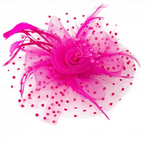 Headpiece Tulle Feathers Wedding Evening Party Elegant Wedding With Feather Headpiece Headwear