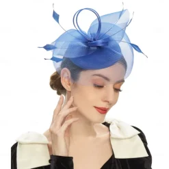 Headpiece Tulle Wedding Evening Party Elegant Wedding With Pure Color Headpiece Headwear