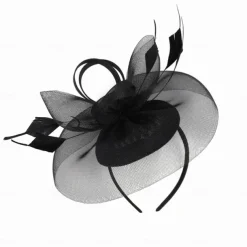 Headpiece Tulle Wedding Evening Party Elegant Wedding With Pure Color Headpiece Headwear