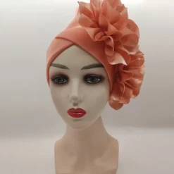 Headwear Headpiece Silk Like Satin Turbans Party / Evening Holiday Kentucky Derby Cocktail Royal Astcot Ethnic Style With Flower Tiered Headpiece Headwear