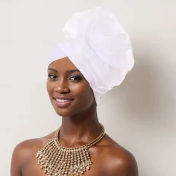 Headwear Net Floppy Hat Turbans Formal Wedding With Flower Tulle Headpiece Headwear