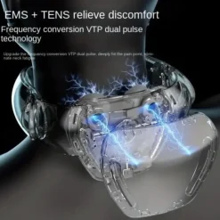 Heat Compress Neck Protector TENS Microcurrent Pulse Pat Shoulder Neck Physiotherapy Instrument Cervical Spine Massage Instrument