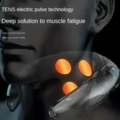 Heat Compress Neck Protector TENS Microcurrent Pulse Pat Shoulder Neck Physiotherapy Instrument Cervical Spine Massage Instrument