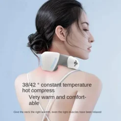 Heat Compress Neck Protector TENS Microcurrent Pulse Pat Shoulder Neck Physiotherapy Instrument Cervical Spine Massage Instrument