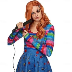 Heat Resistant Long Chucky Wig - Child's Play Carnival Wigs Halloween Wigs