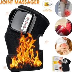Heated Knee Massager Shoulder Electric Shoulder Elbow Knee Massager Hot Compress Vibration Multifunctional Heating Kneepad Massage Physiotherapy Instrument