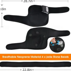 Heated Knee Massager Shoulder Electric Shoulder Elbow Knee Massager Hot Compress Vibration Multifunctional Heating Kneepad Massage Physiotherapy Instrument