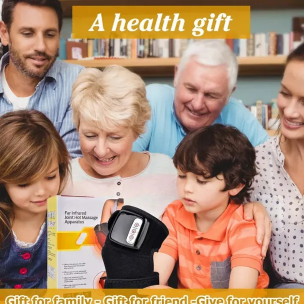 Heated Knee Massager Shoulder Electric Shoulder Elbow Knee Massager Hot Compress Vibration Multifunctional Heating Kneepad Massage Physiotherapy Instrument