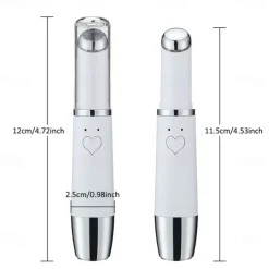 Heating Massage Pen Eye Massager Wand - Chargeable Facial Massager - Eye Massager Lip Massager