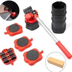 Heavy Duty Furniture Lifter 4 Appliance Roller Sliders with 330lbs Load Capacity Wheels Furniture Lift Mover Tool Set - Furniture Movers with Wheels Heavy Furniture Moving Sliders Appliance Rollers