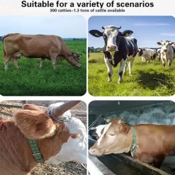 Heavy-Duty Canvas Livestock Halter, Four-Layer Reinforced Cow Neck Yoke, Strong Canvas Collar with Rope and Bolt for Cows, Sheep, Dogs, and Horses