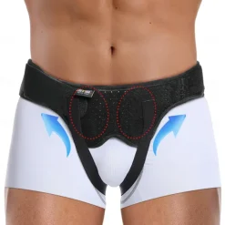 Hernia Belts for Men,Medical Hernia Guard Inguinal Truss for Single/Double,Sports Hernia Adjustable Waist Strap with 2 Removable Compression Pads