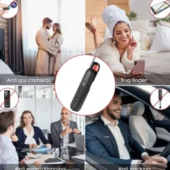 Hidden Camera Detector GPS Tracker Detector Find Wireless Bugging Devices in Cars Bathrooms Offices Hotels