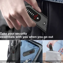 Hidden Camera Detector GPS Tracker Detector Find Wireless Bugging Devices in Cars Bathrooms Offices Hotels