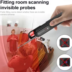 Hidden Camera Detector GPS Tracker Detector Find Wireless Bugging Devices in Cars Bathrooms Offices Hotels