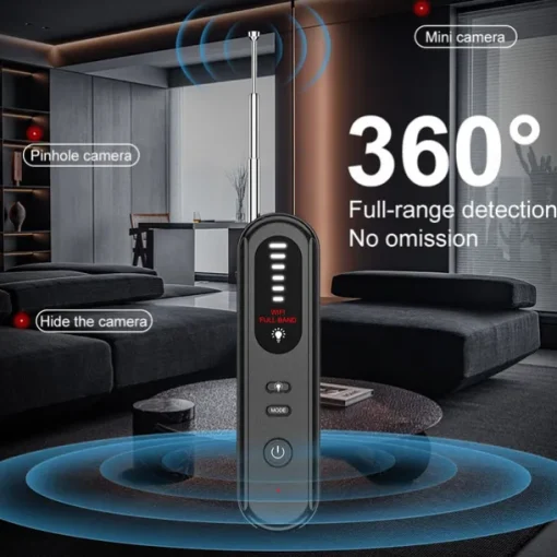 Hidden Camera Detector GPS Tracker Detector Find Wireless Bugging Devices in Cars Bathrooms Offices Hotels