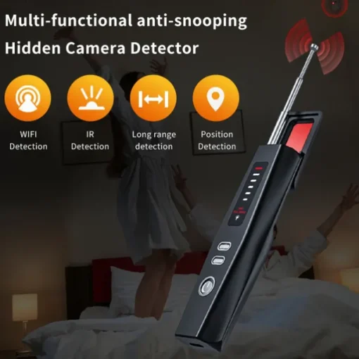 Hidden camera Infrared detector Anti-spy car GPS tracking listening device RF wireless signal scanner Gadget Security protection