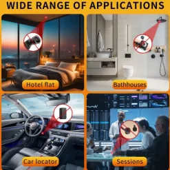 Hidden camera Infrared detector Anti-spy car GPS tracking listening device RF wireless signal scanner Gadget Security protection