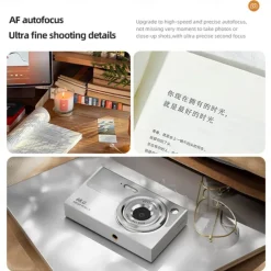 High definition anti shake 6800W true 4K high-definition digital student camera 16x zoom camera and video recorder