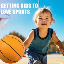 High Elasticity Silent Patting Ball Noise-Free Fun Children's Silent Patting Ball - High Elasticity & Solid Sponge Basketball! Halloween Christmas gift Christmas Halloween Thanksgiving gift