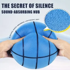 High Elasticity Silent Patting Ball Noise-Free Fun Children's Silent Patting Ball - High Elasticity & Solid Sponge Basketball! Halloween Christmas gift Christmas Halloween Thanksgiving gift