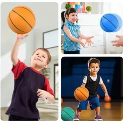 High Elasticity Silent Patting Ball Noise-Free Fun Children's Silent Patting Ball - High Elasticity & Solid Sponge Basketball! Halloween Christmas gift Christmas Halloween Thanksgiving gift