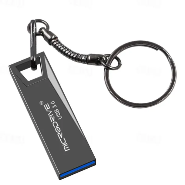 High Speed USB 3.0 Metal Flash Drive 32GB 64GB 128GB Pendrive Waterproof usb drive Pen Mini memory Sticks with key ring