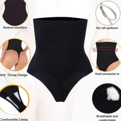 High Waist Shaping Panties Breathable Body Shaper Slimming Tummy Underwear panty shapers High Waist