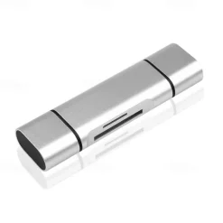 High-speed 3 In 1 Android Camera Laptop Computer SD USB Aluminum Alloy Micro USB TF OTG Type-c Cardreader Adapter Extended Card Reader
