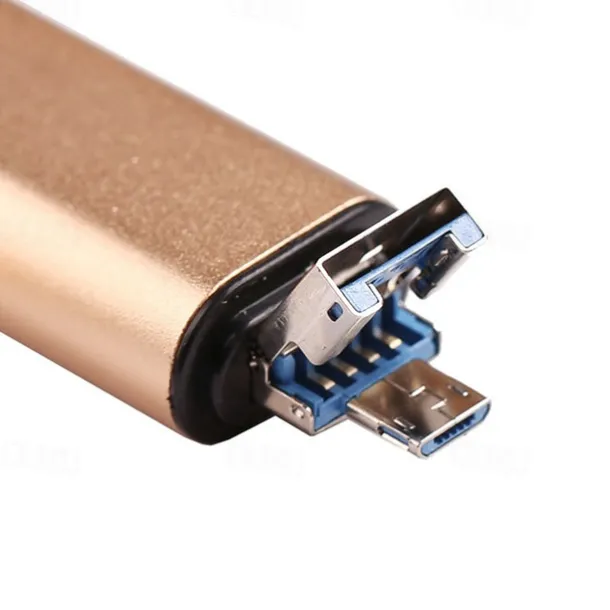 High-speed 3 In 1 Android Camera Laptop Computer SD USB Aluminum Alloy Micro USB TF OTG Type-c Cardreader Adapter Extended Card Reader