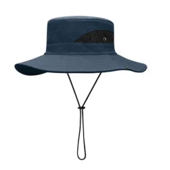 Hiking Hat Sun Hat for Men/Women, Sun Protection Wide Brim Bucket Hat Waterproof Breathable Packable Boonie Hat for Fishing Camping Hiking